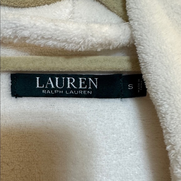 Ralph Lauren Cream Embroidered Bathrobe Size S - Picture 4 of 5